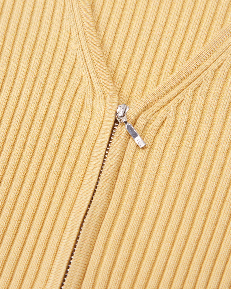 Women's Short-Sleeve Zip Collar Cardigan | Women's Tops | Abercrombie.com | Abercrombie & Fitch (US)