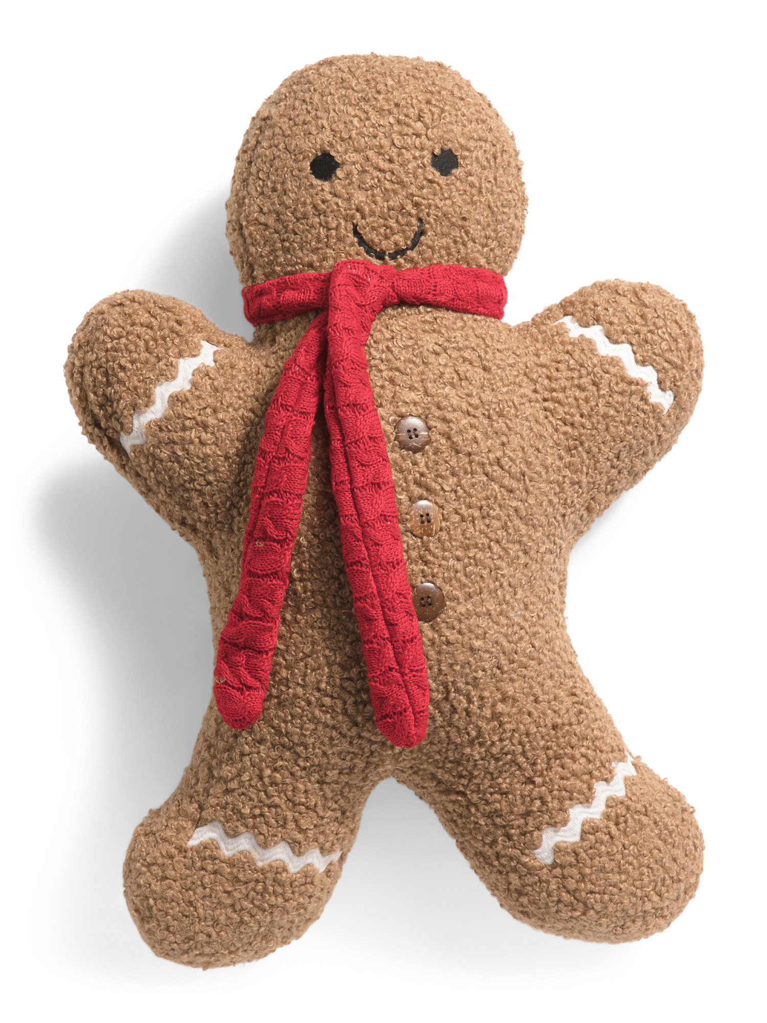 26x19 Oversized Gingerbread Man Pillow | Throw Pillows | Marshalls | Marshalls