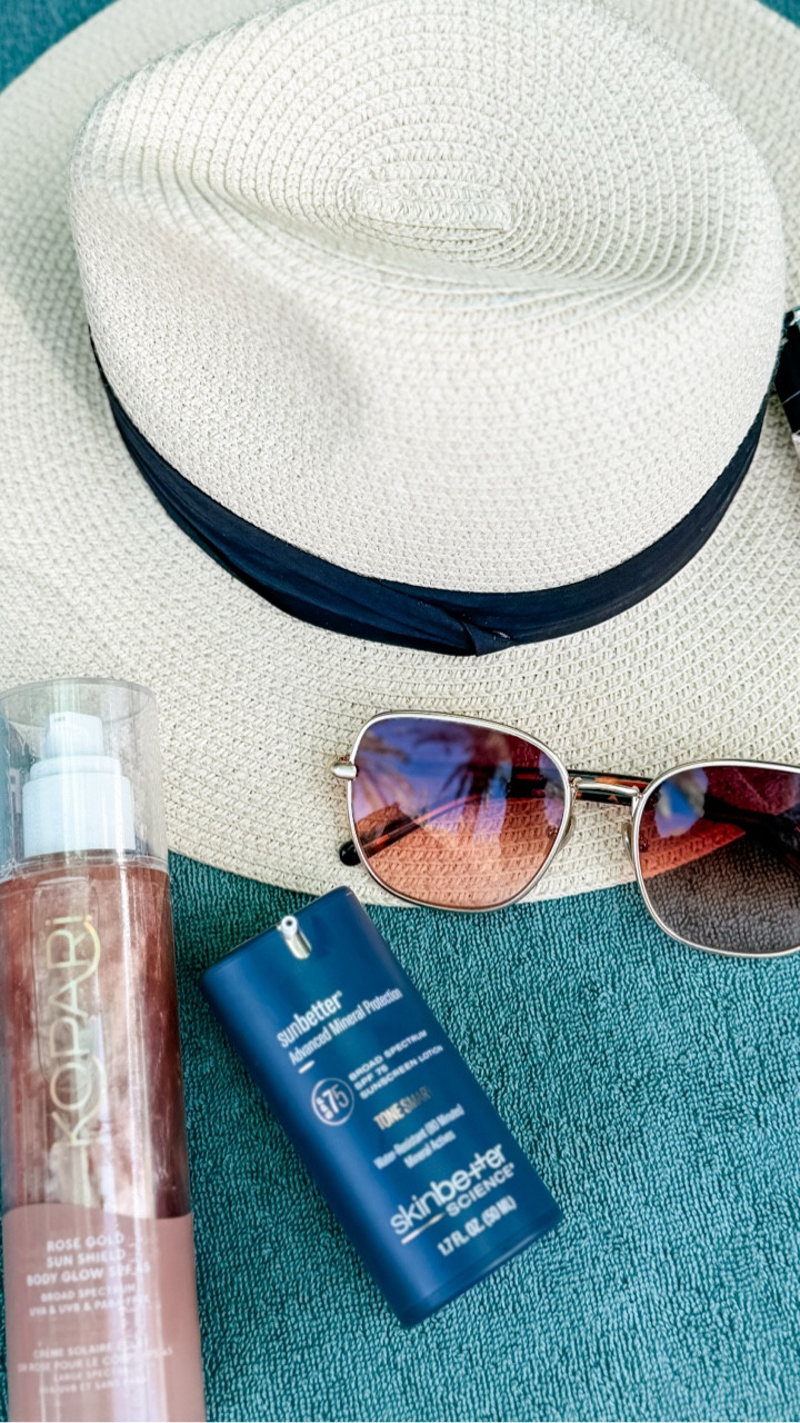 Some of my favorite pool day essentials! This body glow leaves your skin looking super hydrated and glowy. ✨ My sunbetter sunscreen can’t be linked, but you can get it from Medspas! 


#LTKSwim #LTKTravel #LTKootd