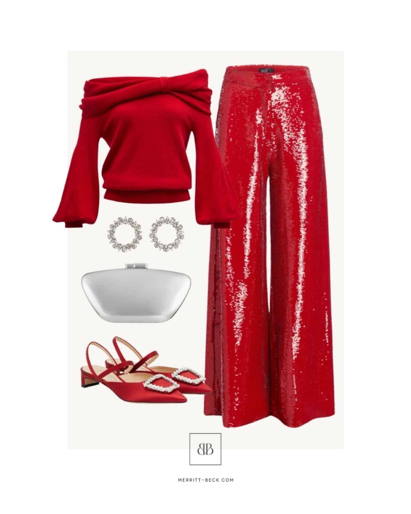 I tried on these sequin pants and they are FABULOUS!!! Such a fun statement piece for a holiday party ✨ shop this look by following @merrittbeck in the LTK app ❤️ 

#LTKparties #LTKshoecrush #LTKHoliday