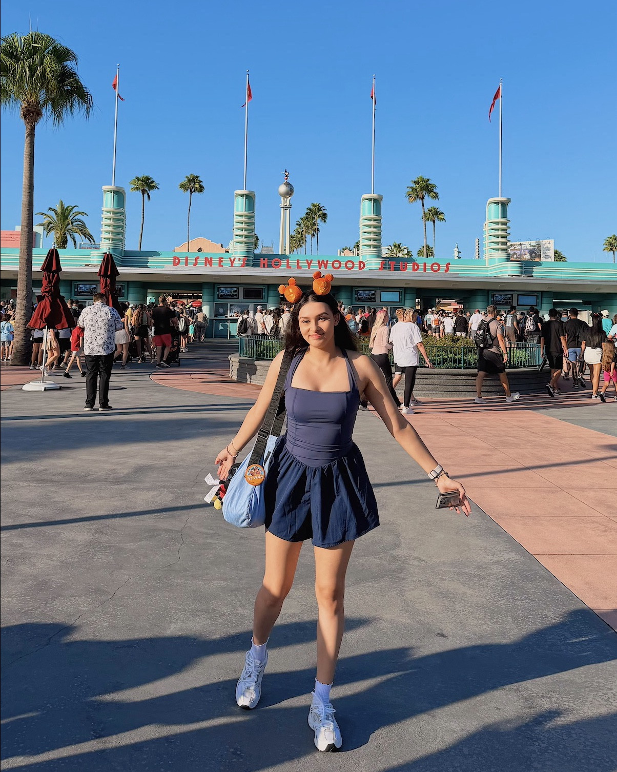 my favorite outfit for a hot disney day! 🌞💙 wearing a size: small & shoes are size 6! 

#LTKU #LTKActive #LTKTravel