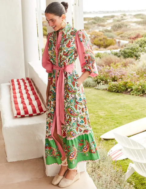 Cotton Midi Shirt Dress | Boden (US)