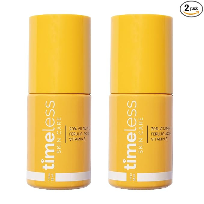 Timeless Skin Care Vitamin C Serum with Vitamin E & Ferulic Acid - Brightening Serum - for Oily &... | Amazon (US)