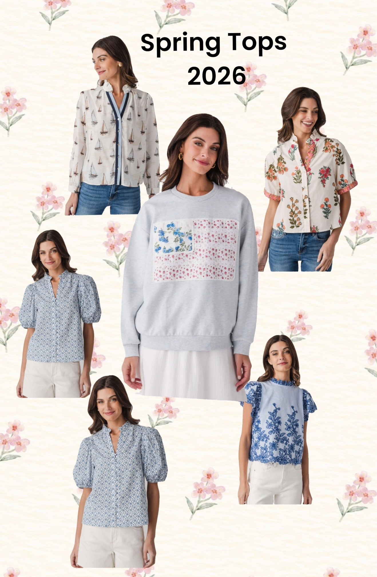 Preppy Spring and Summer Tops 

#LTKOver40 #LTKTall #LTKMidsize
