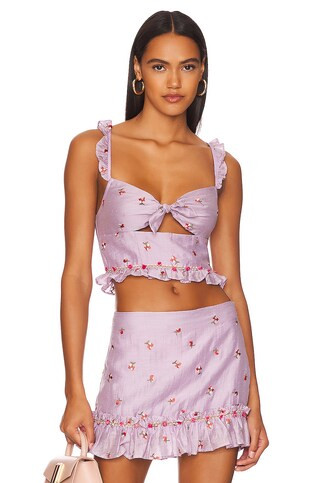 Danielle Crop Top
                    
                    MAJORELLE | Revolve Clothing (Global)