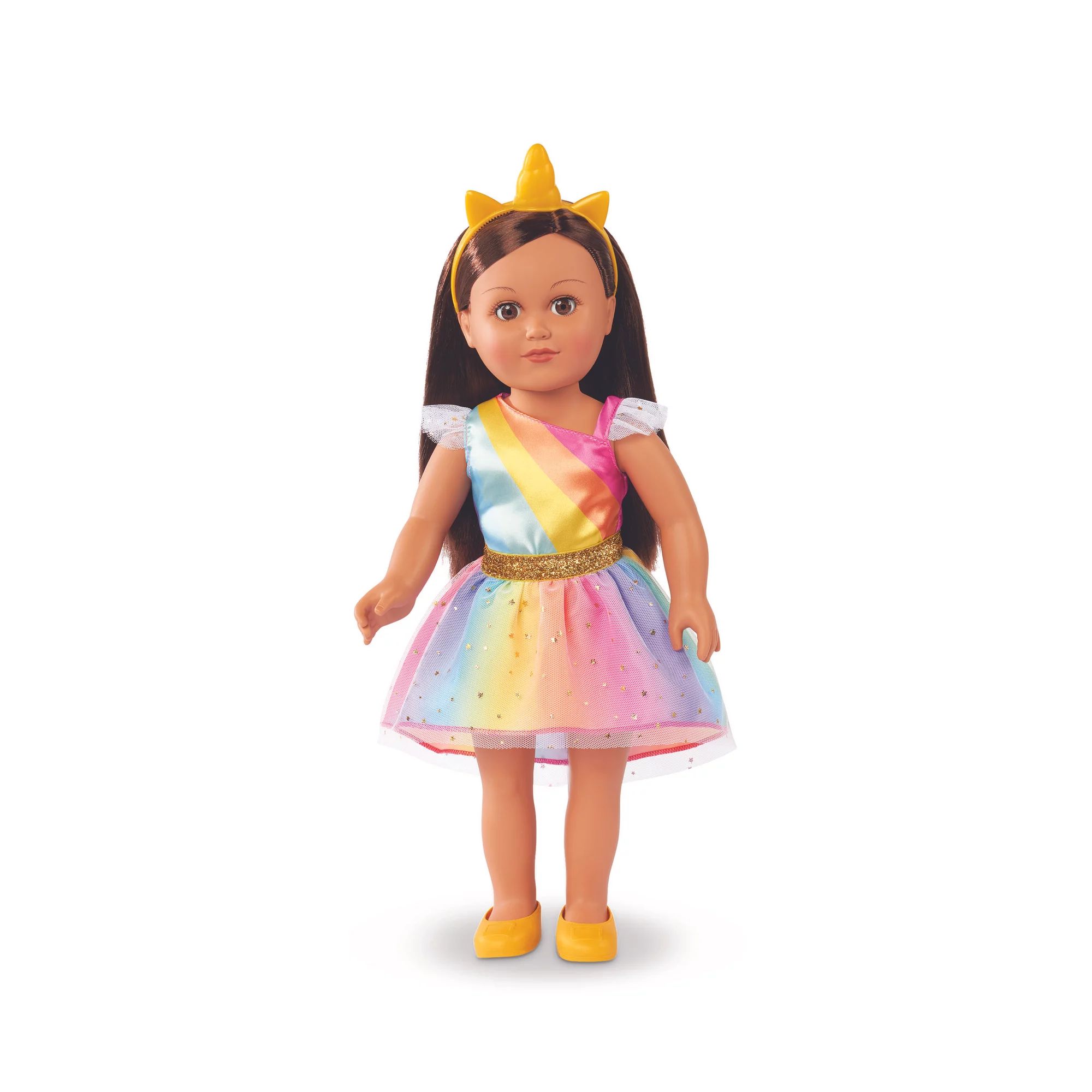 My Life As Leighton Posable 18 inch Doll, Brunette Hair, Brown Eyes | Walmart (US)