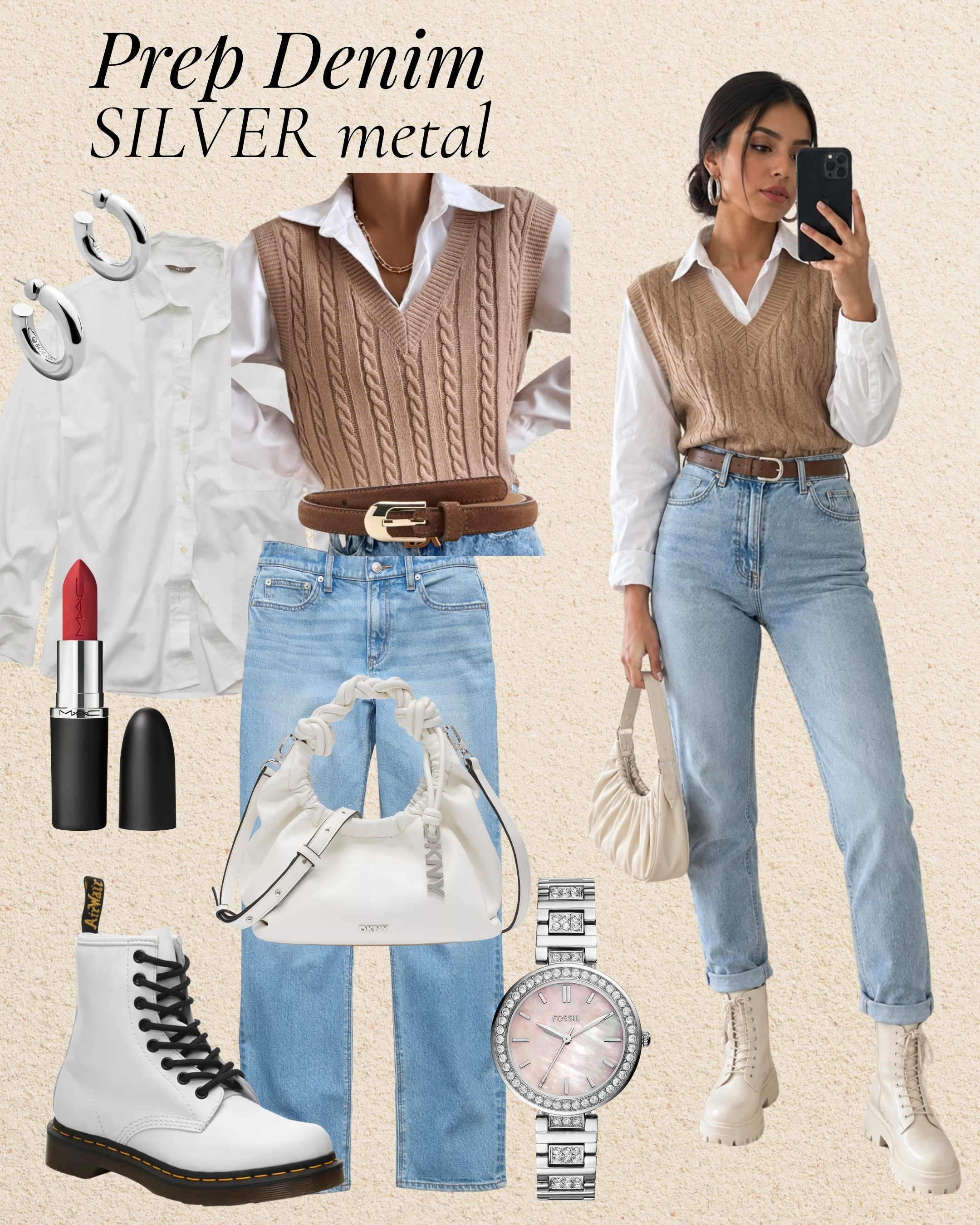 comfiest "I actually tried" outfit — sweater vest over a button-down + mom jeans, done 🤎
#ootd #casualstyle #preppystyle #LTKstyletip #LTKfindsunder50

#LTKU #LTKootd #LTKmomlife #LTKWorkwear