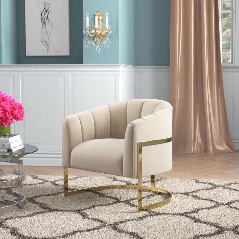 Tellico Upholstered Barrel Chair | Wayfair North America