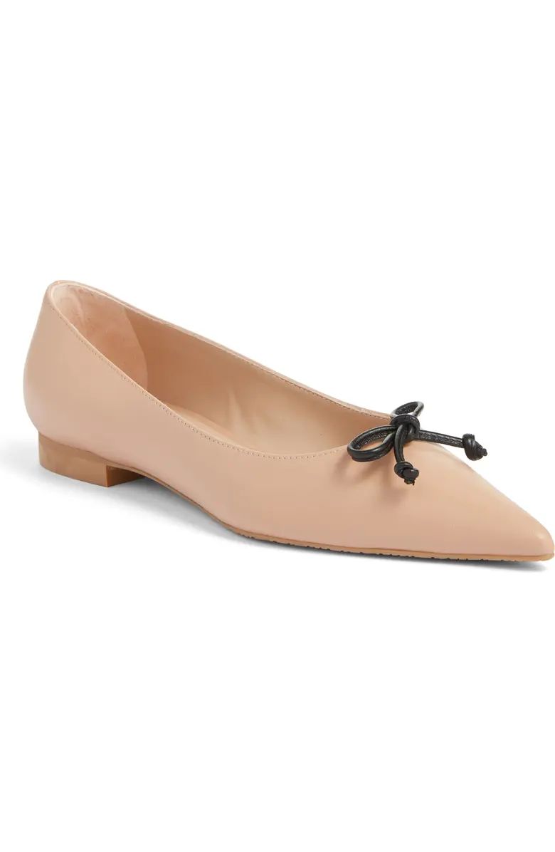 Stuart Weitzman Landon Pointed Toe Ballet Flat (Women) | Nordstrom | Nordstrom