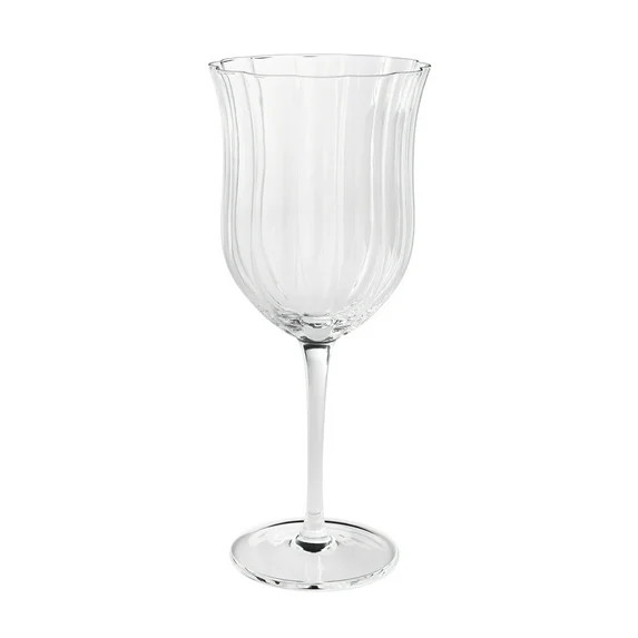 The Pioneer Woman Colette 15-Ounce Scalloped Red Wine Glass, Clear | Walmart (US)
