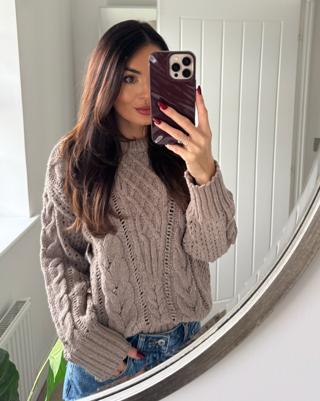 Cosy knits, love this taupe autumn jumper #knitwear 

#LTKuk #LTKautumn