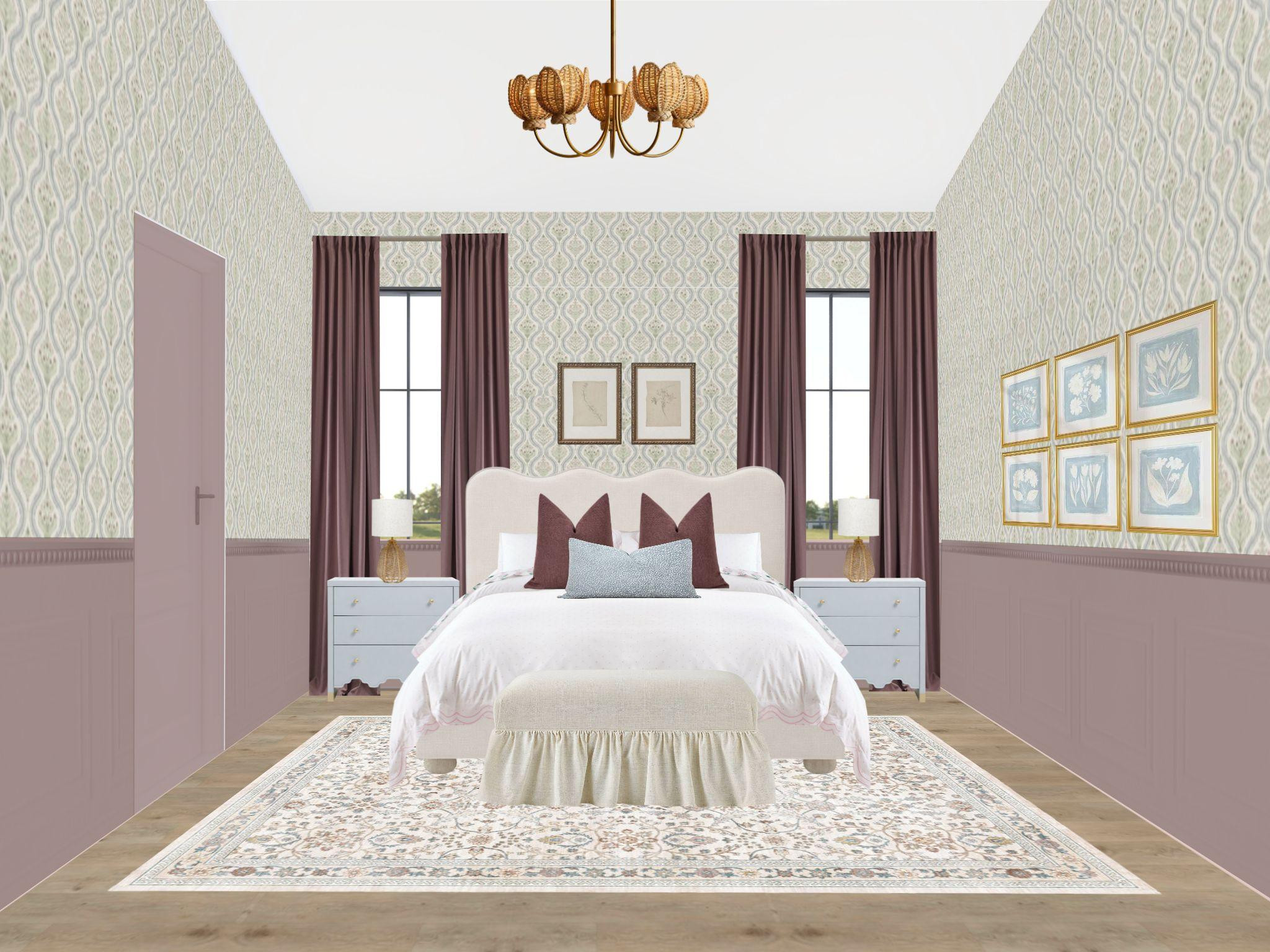 POV: you want a bedroom that feels soft, cozy, and a little bit elevated 💗

This design mixes warm blush tones, classic patterns, and cozy textures to create a space that feels both timeless and inviting. The layered bedding, statement chandelier, and rich drapery really pull everything together ✨

I’ve linked all the pieces we used so you can recreate this look in your own home 👇🏼 let me know your favorite detail!! 

 #LTKHome #LTKSaleAlert