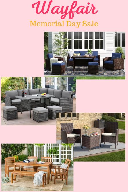 Wayfair Memorial Day Sale! Patio finds! Some of these are on major sale.

#LTKHome #LTKSaleAlert