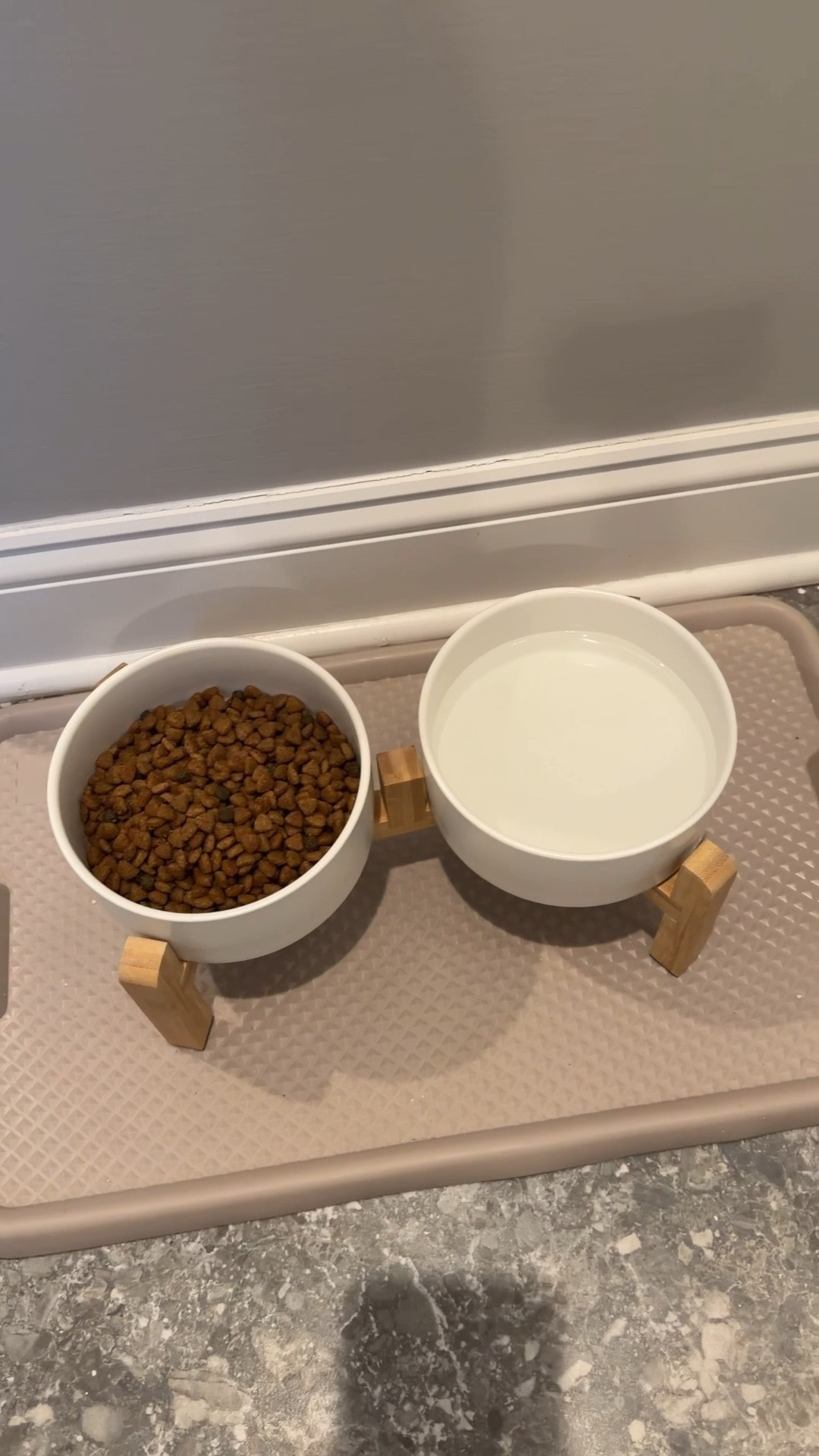 Such a cute way to elevate your dog corner! I love the ceramic and natural wood finish! 

#LTKHome #LTKFindsUnder50 #LTKSaleAlert