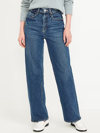 Extra High-Waisted Wide-Leg Jeans | Old Navy (US)