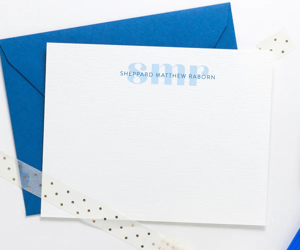 Kids Initials Personalized Stationery | Joy Creative Shop