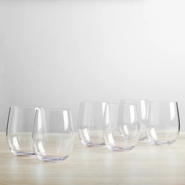 Laya Indoor/Outdoor Stemless Red Wine Glass | Wayfair North America