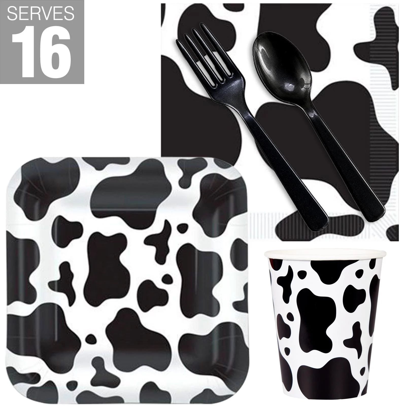 Cow Print Snack Pack For 16 | Walmart (US)