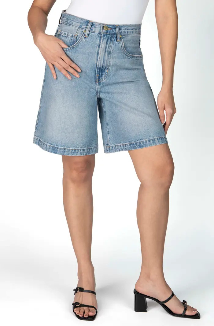 Nelle Atelier The Sara Petite Denim Short | Nordstrom | Nordstrom