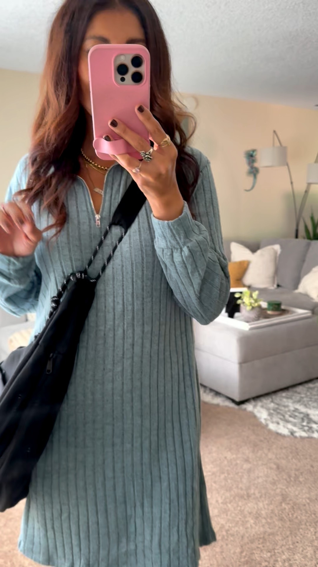 Buttery soft + effortlessly chic 🤍 This knit sweater dress is everything for cozy season!
Paired it with my fave hiking boots, warm comfy socks, and my go-to bag for the perfect casual winter look ❄️✨
So comfortable, so flattering — trust me, you’ll want this in every color.
Size S

sweater dress, winter outfit, cozy outfit, knit dress, fall fashion, winter style, hiking boots, comfy socks, neutral outfit, everyday style, minimal style, casual chic, cold weather outfit, holiday outfits, warm cozy look, outfit inspo, soft knit dress, must have dress, LTK winter fashion, LTK finds, affordable style, chic essentials, closet staples

#LTKootd #LTKGiftGuide #LTKmomlife