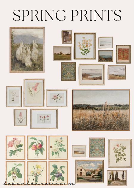 The prettiest vintage spring prints 🤍

Vintage prints, wall decor, modern vintage home, home decor, wall pictures, vintage wall decor, Deb and Danelle 

#LTKstyletip #LTKSeasonal #LTKhome