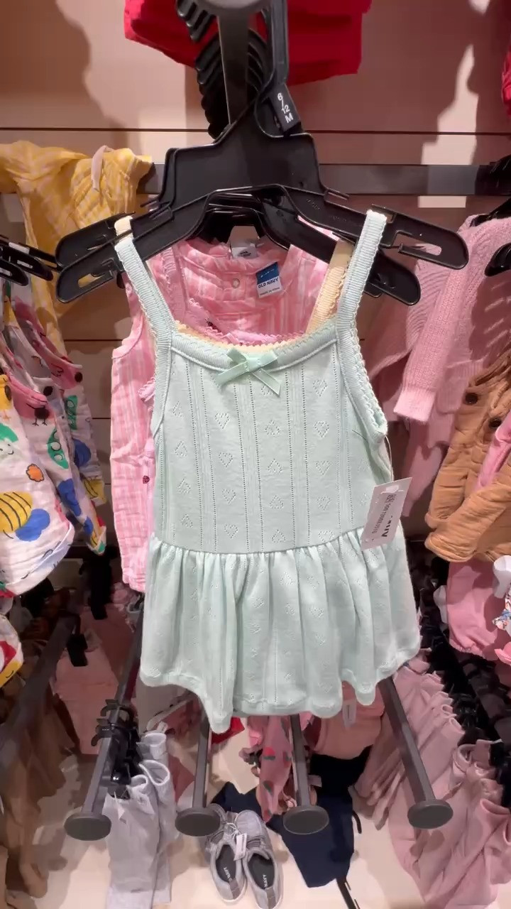 Old Navy sale alert! found these cute baby + toddler spring outfits today for boys & girls! I’m always a sucker for the pointelle dresses 🥹 they’re just too cute! 

 

#LTKSeasonal #LTKSaleAlert #LTKStyleTip