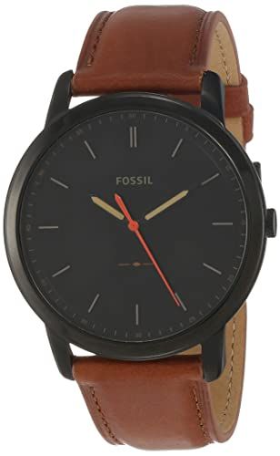 Fossil Men's Minimalist Stainless Steel Slim Casual Quartz Chronograph Watch | Amazon (US)