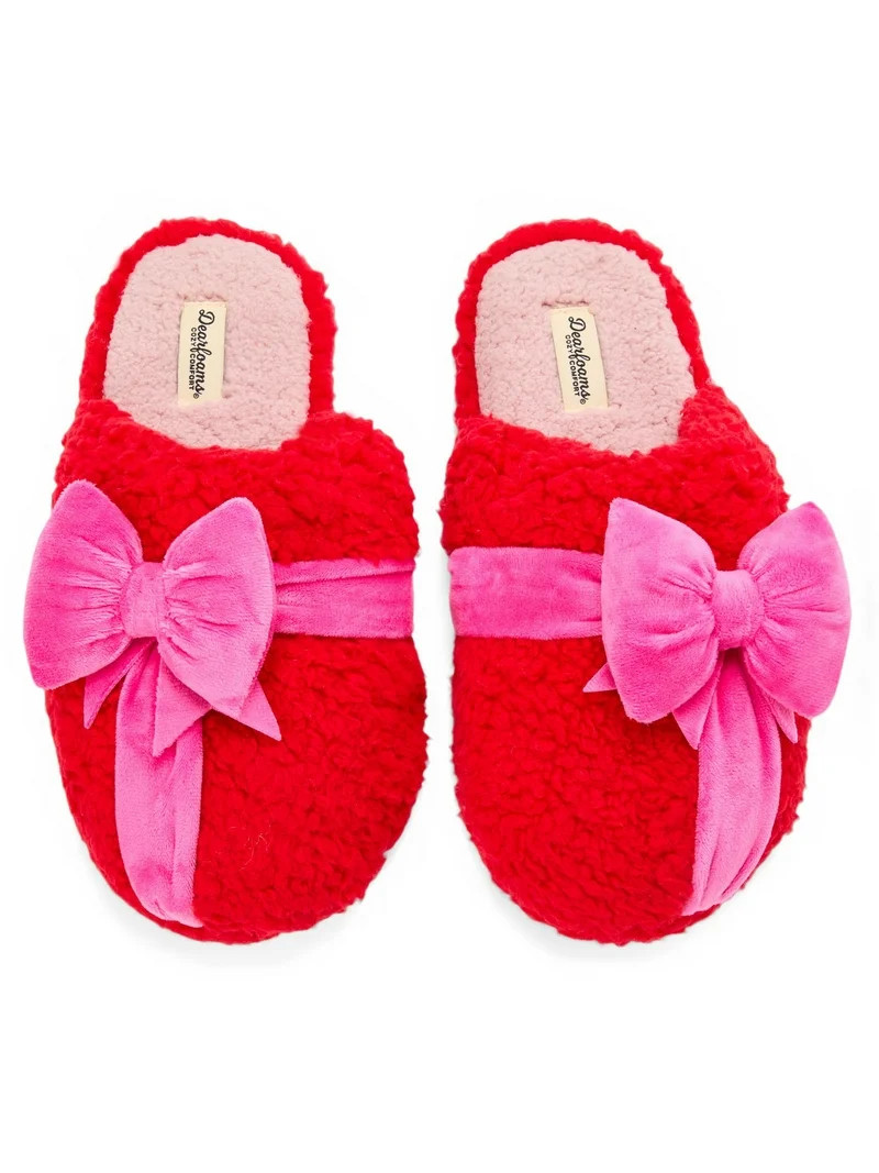Dearfoams Cozy Comfort Holiday Novelty Slippers | Walmart (US)