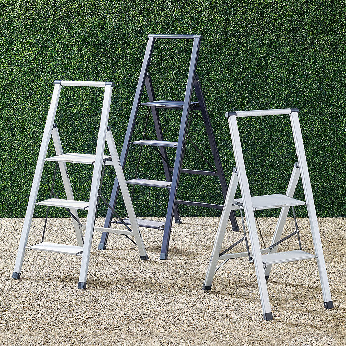 Ultralight Slimline 3 Step Stool | Frontgate | Frontgate