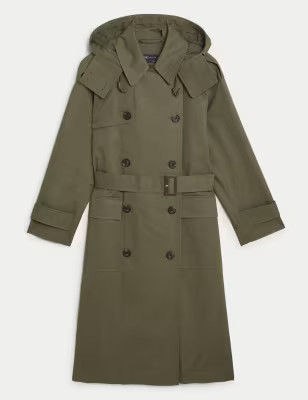 Pure Cotton Stormwear™ Longline Trench Coat | Marks & Spencer (UK)