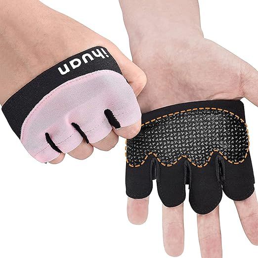 ihuan New Weight Lifting Gym Workout Gloves Men & Women, Partial Glove Just for The Calluses Spot... | Amazon (US)