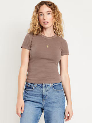 Snug Crop T-Shirt | Old Navy (US)
