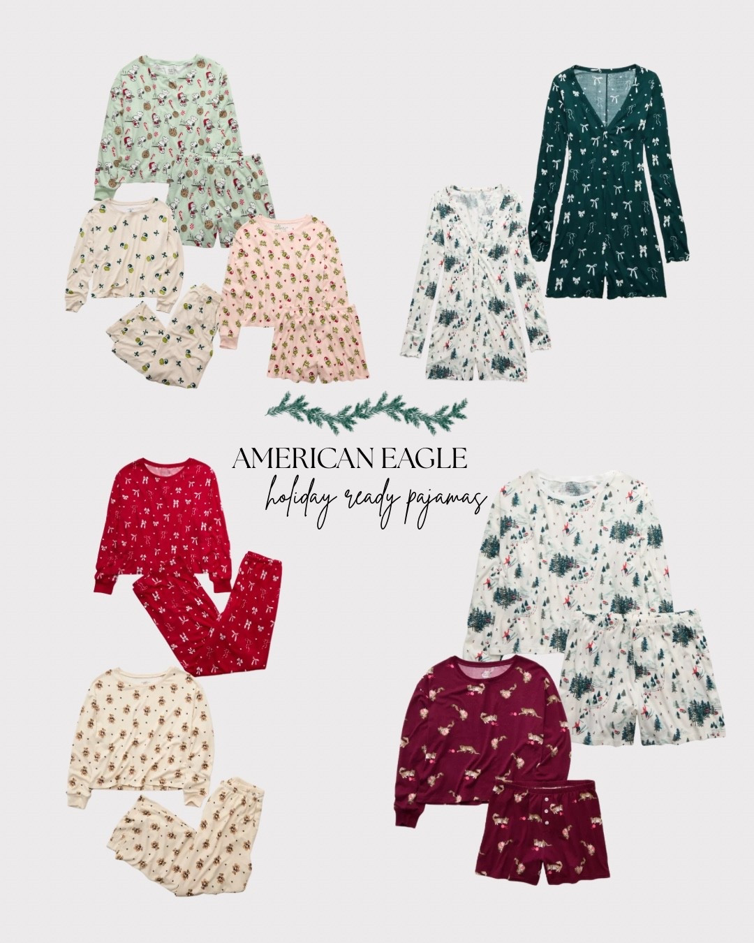 The coziest kind of Christmas starts with matching pjs and twinkle lights ✨🎄 Linking these American Eagle holiday sets that are classic and so festive!

#LTKStyleTip #LTKHoliday #LTKSeasonal
