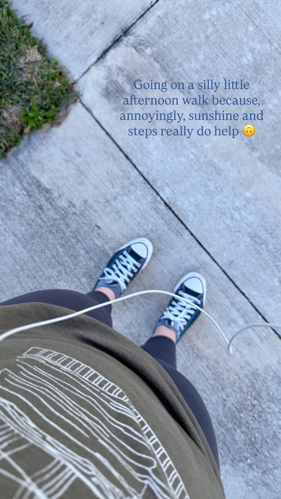 Going on a silly little afternoon walk because, annoyingly, sunshine and steps really do help 🙃

#LTKActive #LTKselfcare #LTKfitnessgoals