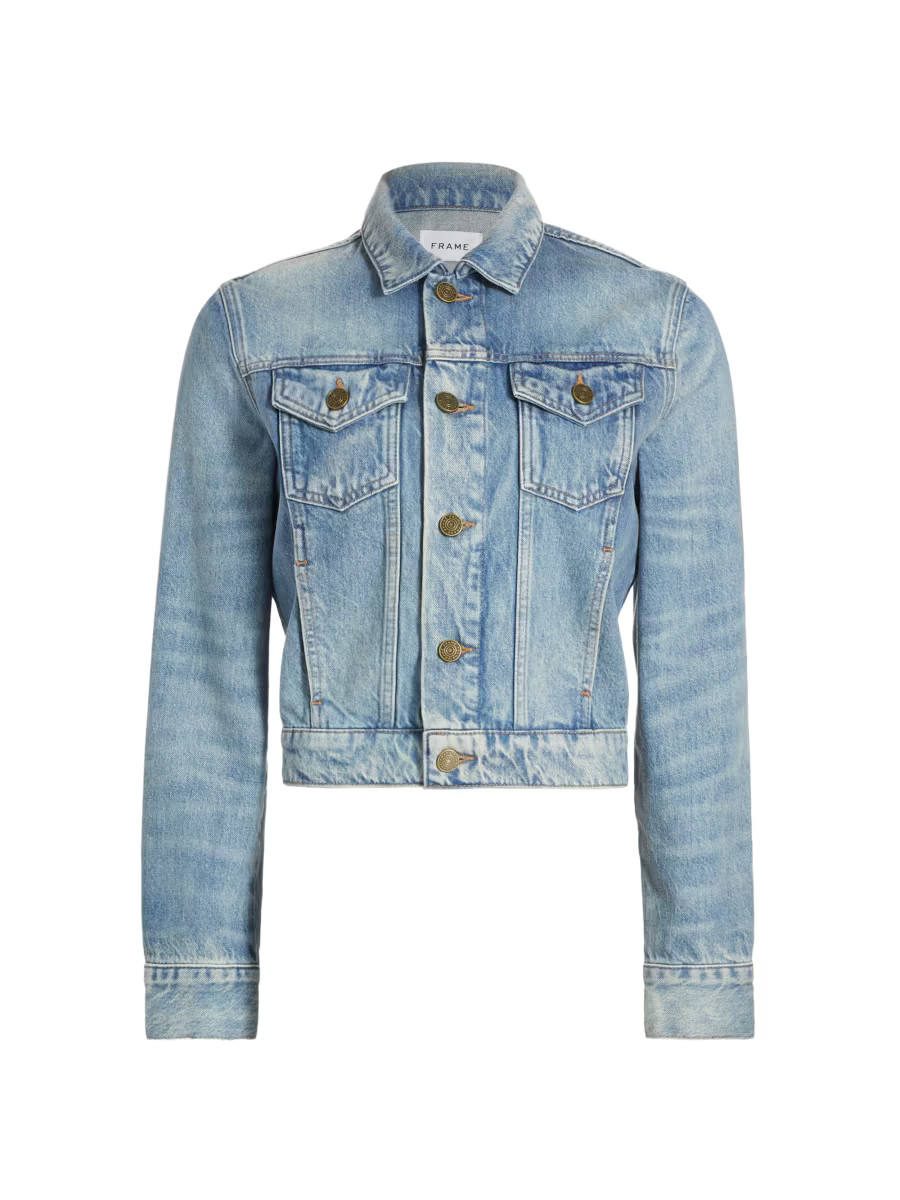 Denim Shrunken Trucker Jacket | Saks Fifth Avenue (CA)