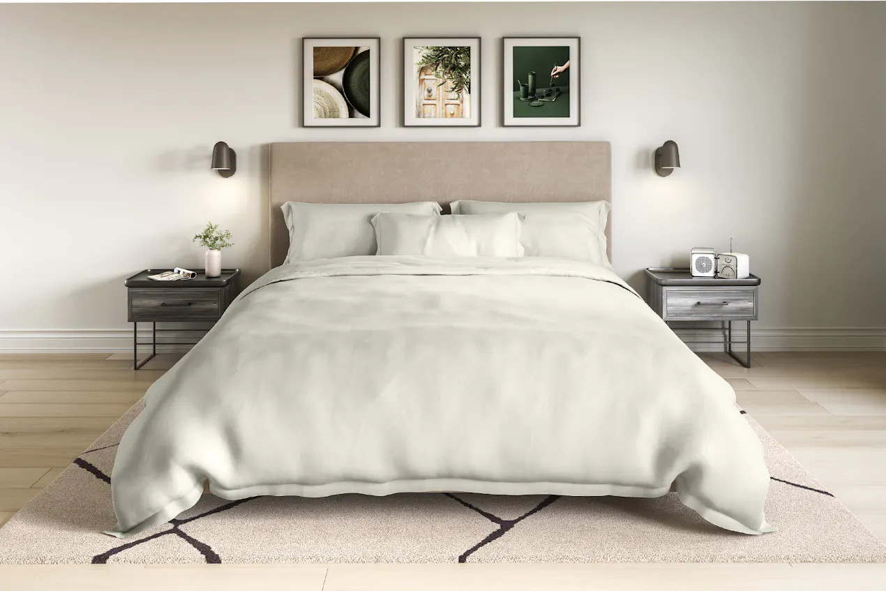 Organic Sateen Duvet Cover Set | Saatva Mattress