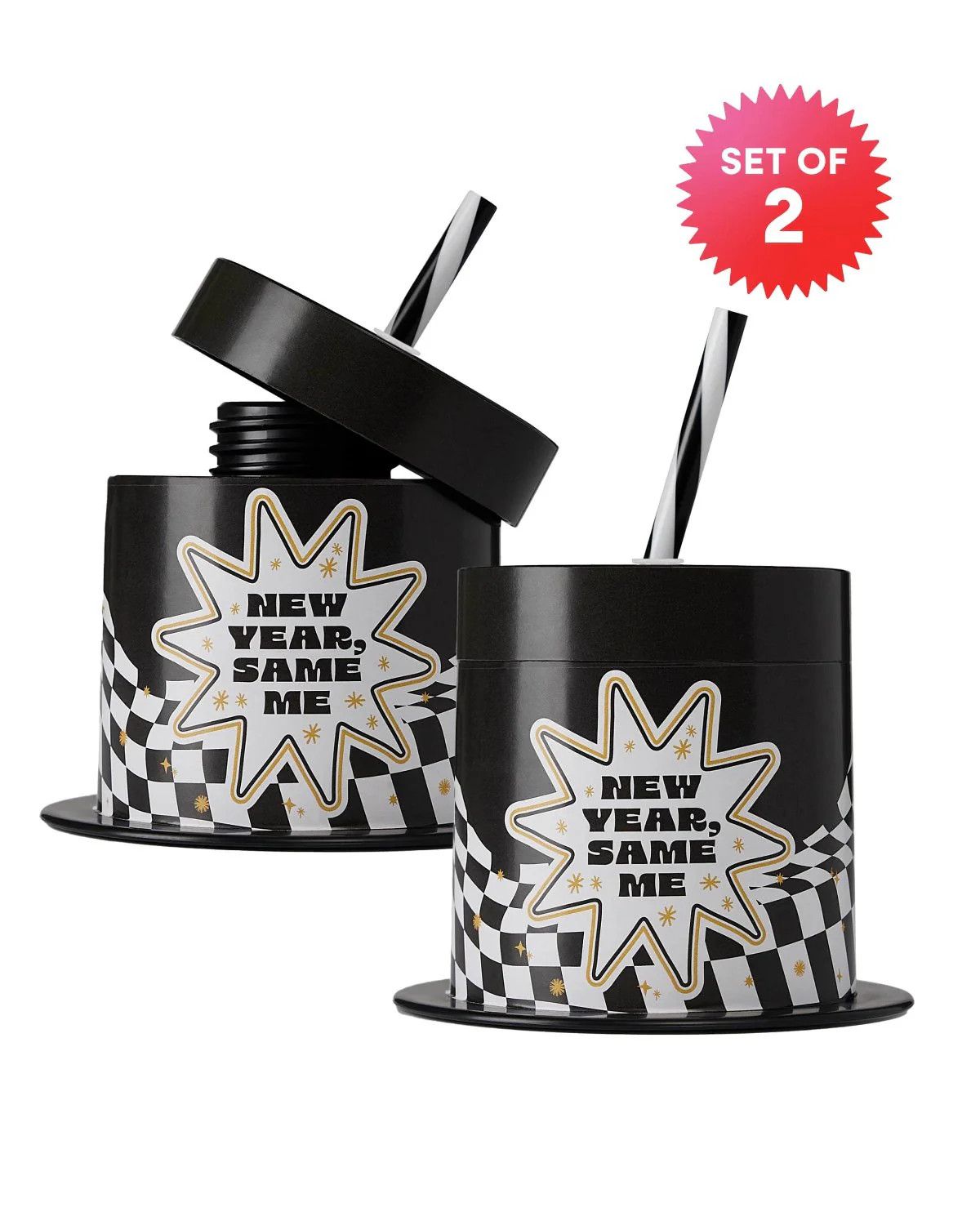 New Year, Same Me New Year's Eve Cups - Set of 2 | Packed Party