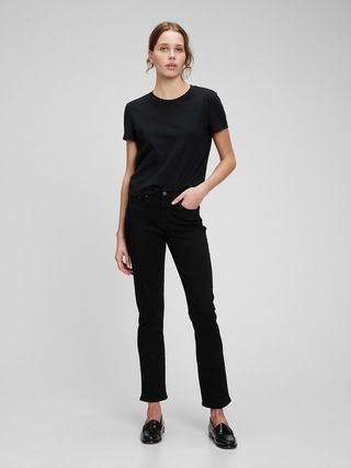 Mid Rise Classic Straight Jeans with Washwell | Gap (US)