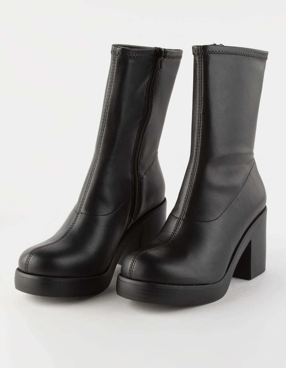 SODA Stretch Faux Leather Womens Boots | Tillys