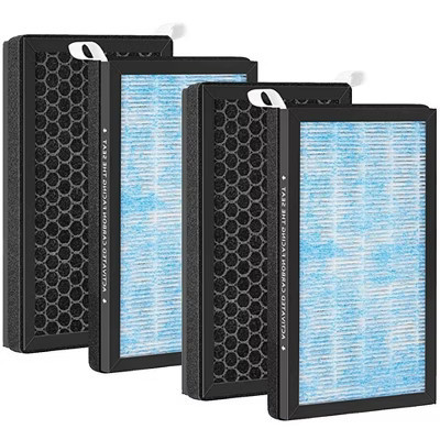 Nispira 3-in-1 Cabin Intake HEPA Air Filter Replacement Activated Carbon For Tesla Model 3 / Model Y 2016-2022. Part 1107681-00-A. Pack of 4 | Target