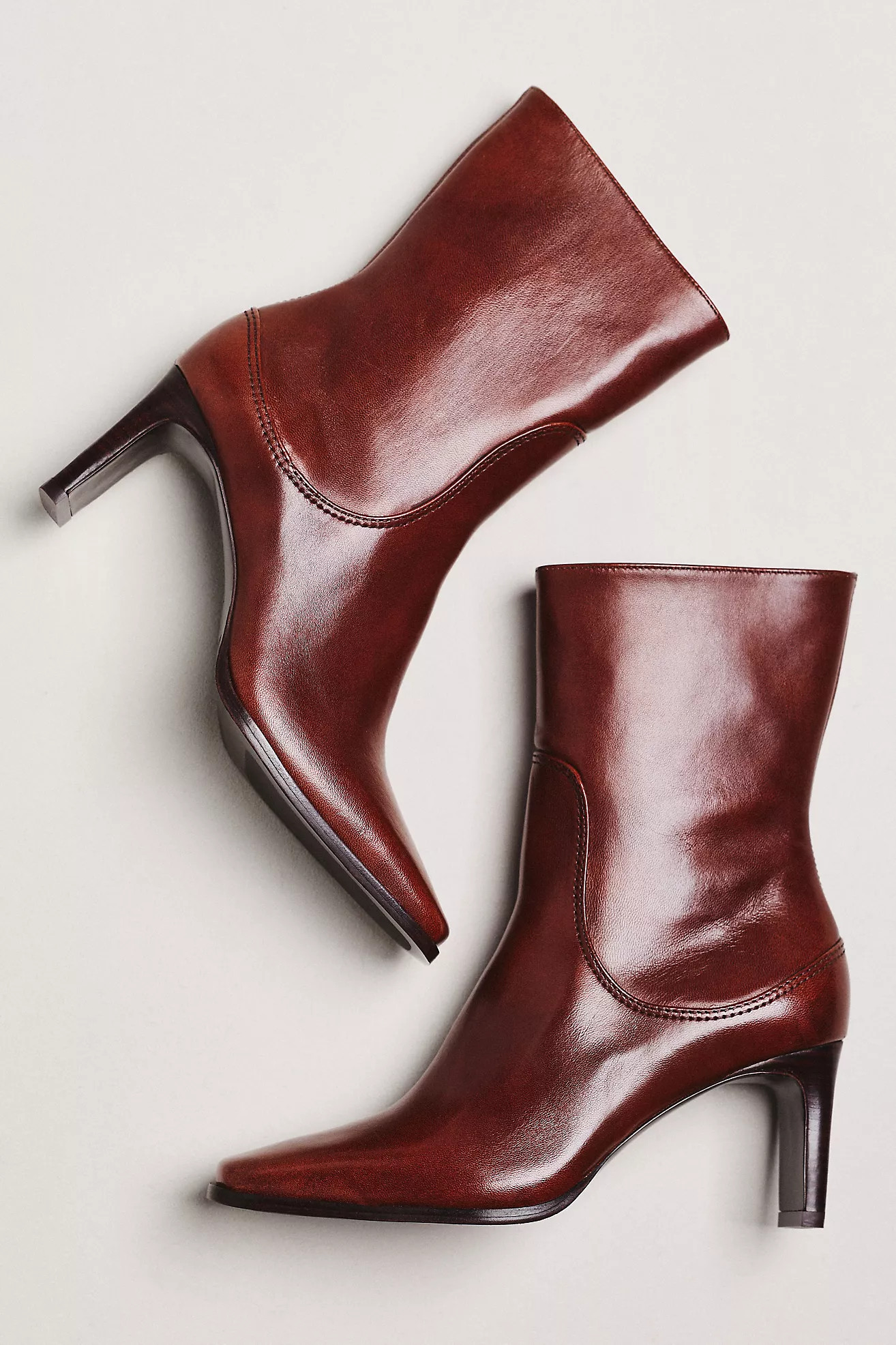 Reformation Claudette Square-Toe Boots | Anthropologie (US)