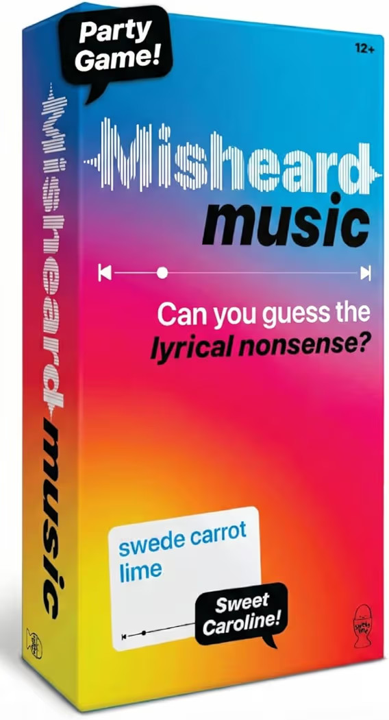 Lucky Egg The Original Misheard Music – Guess The Song or Artist with 500 Lyrical Nonsense Card... | Amazon (US)