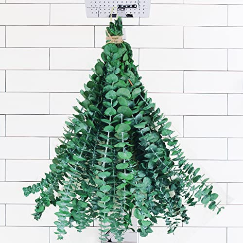 10Pcs Dried Eucalyptus Stems for Shower 17" Real Natural Hanging Eucalyptus Stems, Real Fresh Leaves Branches for Vase Filler, Wedding, Bathroom Decor, Home Decor, Dried Flowers Arrangement Decor | Amazon (US)