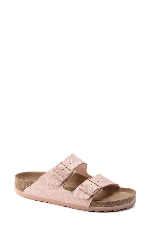 Birkenstock Arizona Canvas Slide Sandal in Soft Pink at Nordstrom, Size 8-8.5Us | Nordstrom