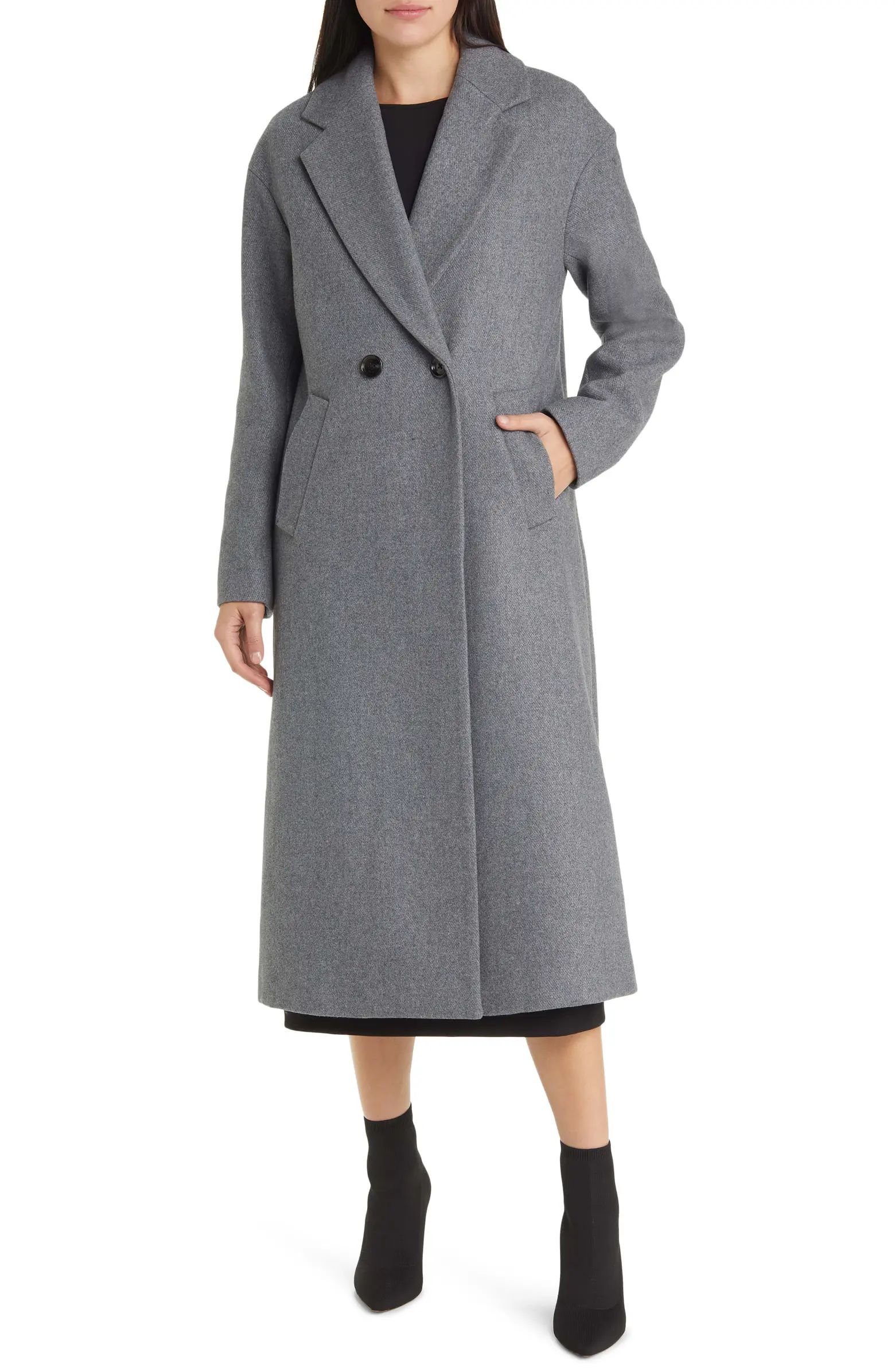Wool Blend Maxi Coat | Nordstrom