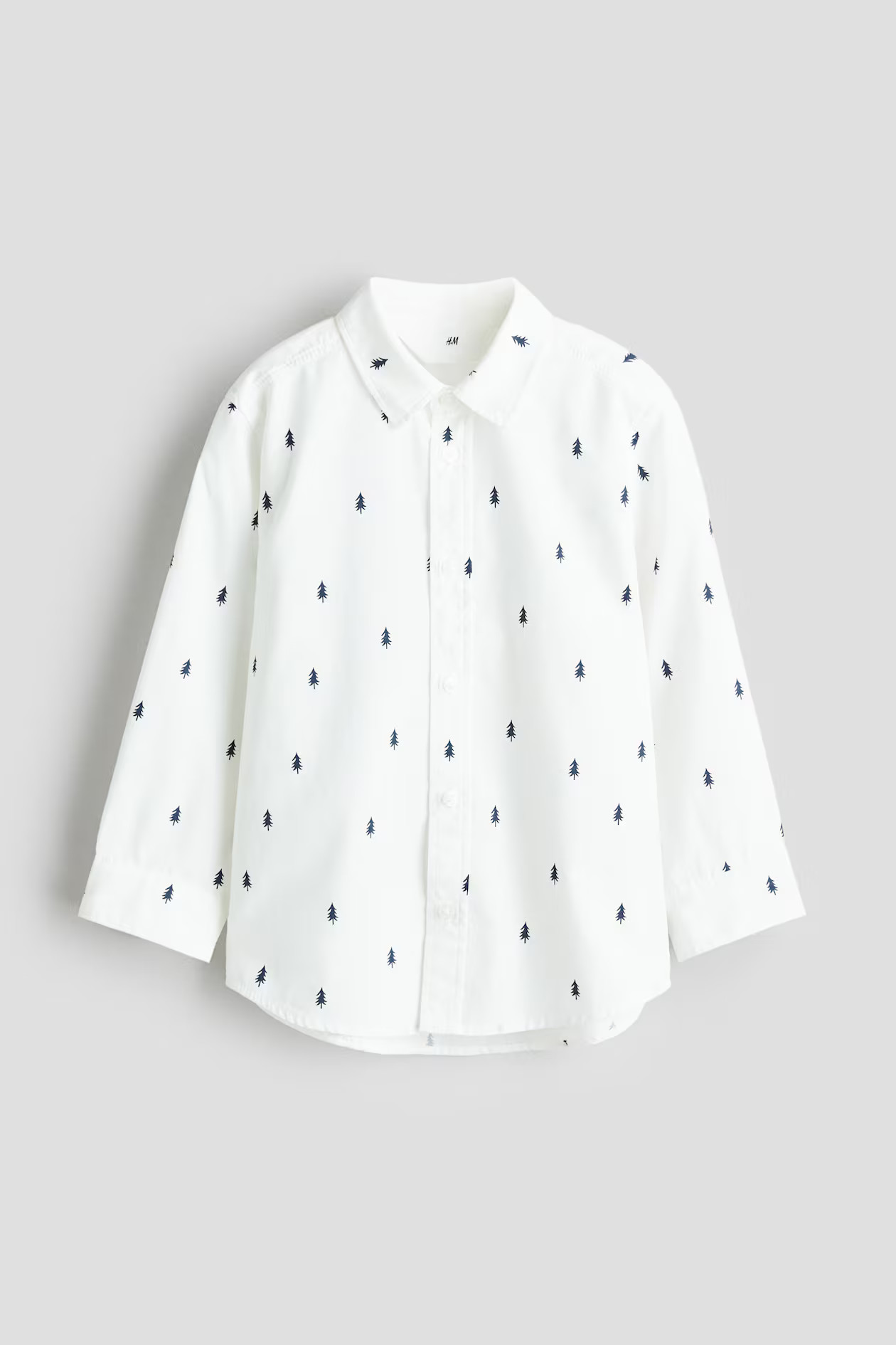 Patterned Cotton Shirt | H&M (US + CA)