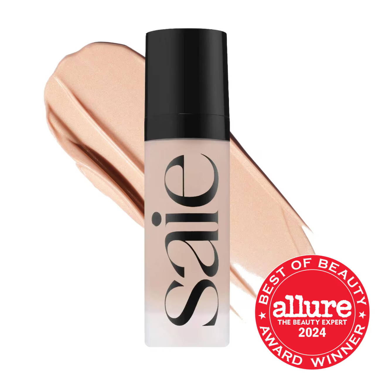 Saie Mini Glowy Super Gel Lightweight Dewy Multipurpose Illuminator Warmglow 0.5 oz / 15 mL | Sephora (US)