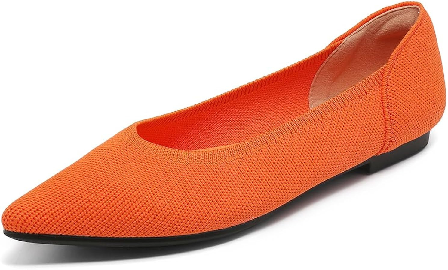 Touchmosees Women's Pointed-Toe Ballet Flats Classic Slip-On Breathable Dress Flats | Amazon (US)