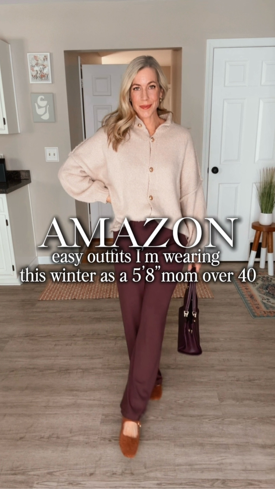 These new arrivals are quickly becoming my favorites for winter!  These plum pants are a MUST! Fashion over 40, casual outfit ideas, elevated casual, mom style #casualstyle #amazonmusthave

#LTKOver40