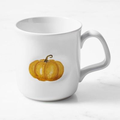Sugar Pumpkin Mugs, Set of 4 | Williams-Sonoma